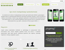 Tablet Screenshot of pharmapromo.hu